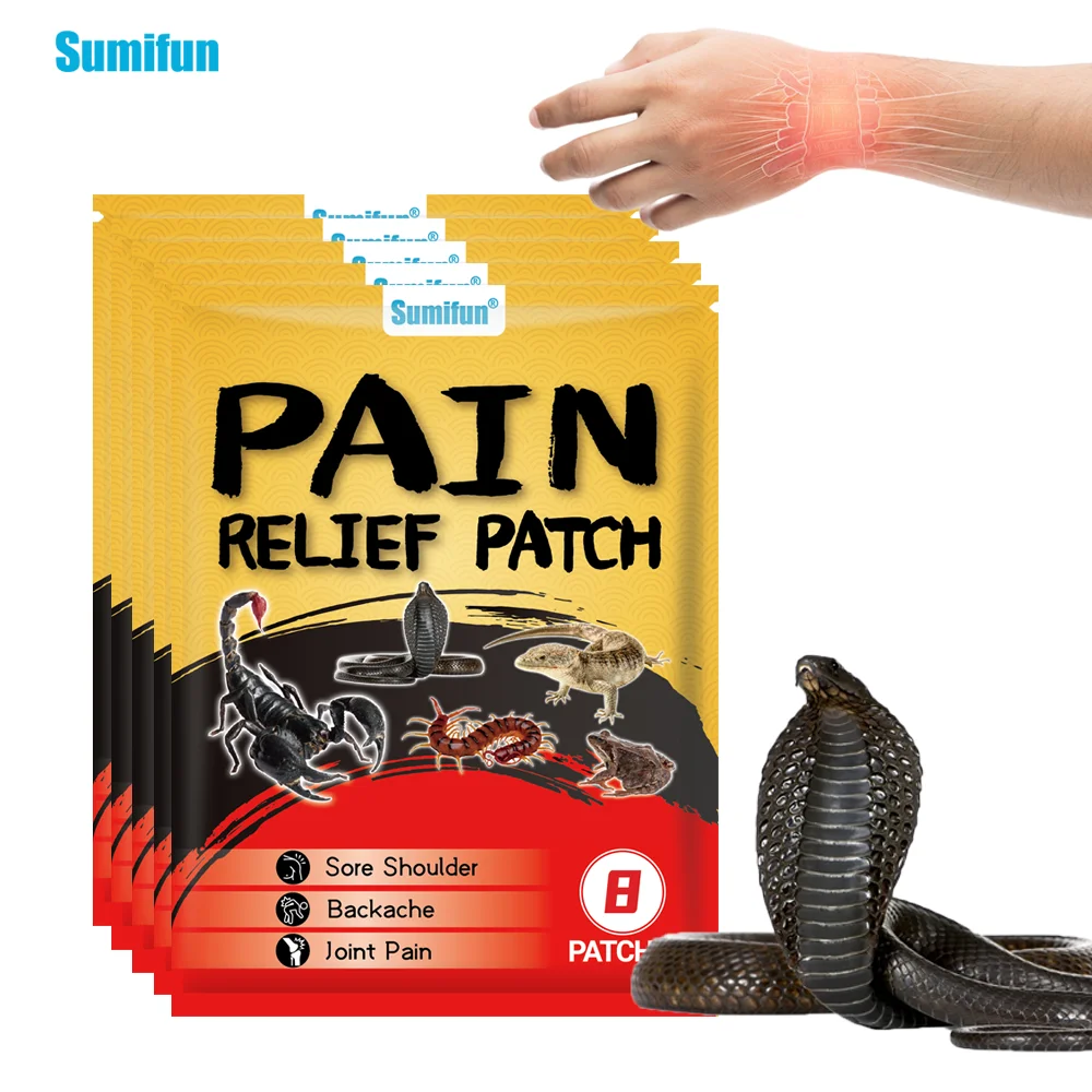 

8/24/40Pcs Sumifun Pain Relief Patch Arthritis Rheumatoid Analgesia Plaster Joint Muscle Sprain Ache Medical Health Care Sticker