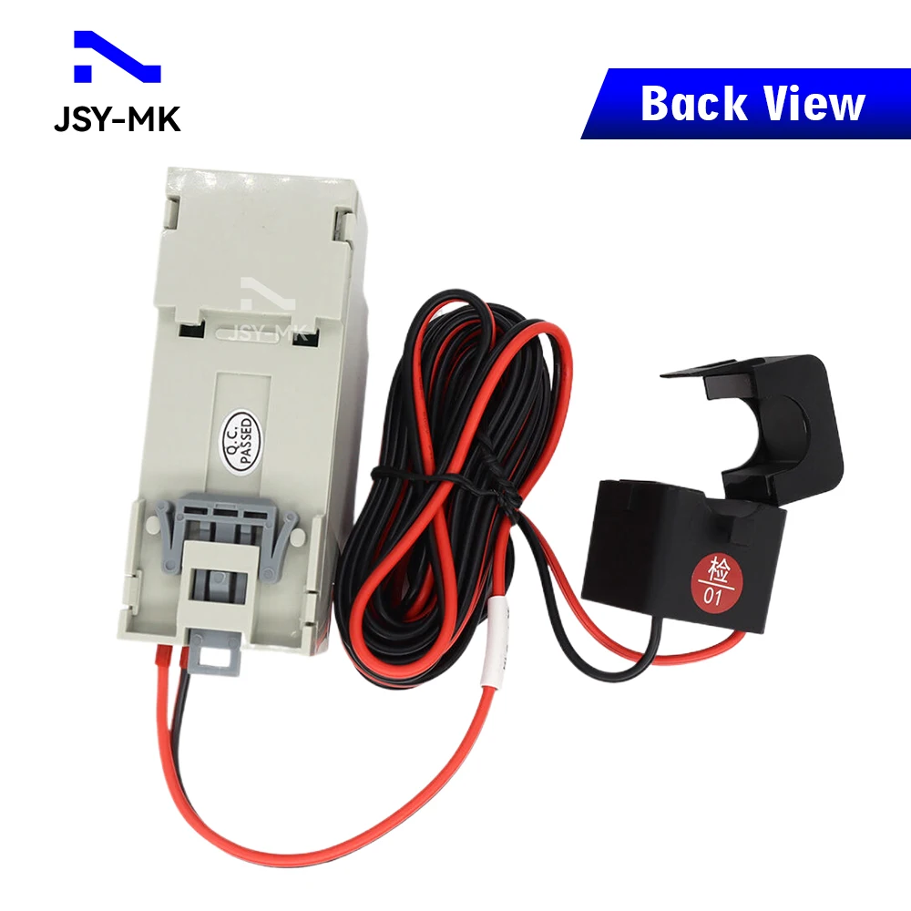 JSY-MK-1039 100A 220V RS485 Modbus-RTU Communication Bi-directional Metering AC Monophase Energy Meter Din Rail