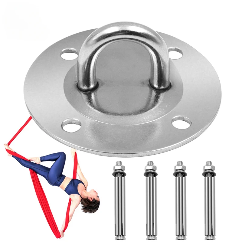 Anchor Suspension Bracket Hook Hanger Stainless Steel Ceiling Hanging Kit For Yoga Hammock Sex Swing Hanging Chair Sandbag