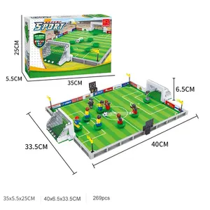 Football Field Stadium Table Games, Figur des World Team Players, Spielsteine mit Ziegeln, Blöcken Spielzeug, Geschenk für Kinder 10 Hauptverkaufsstadion Lego Stadium - №7