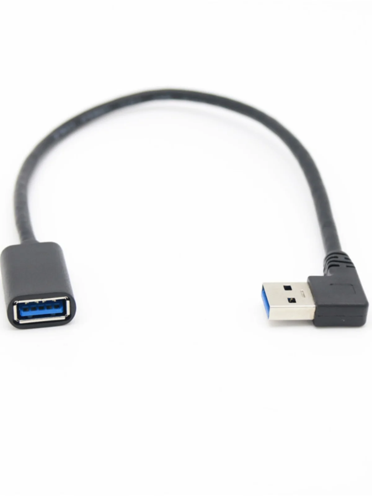 Cable adaptador USB 3,0 macho a hembra, extensión de 90 grados, ángulo derecho/izquierdo/arriba/abajo, 5Gbps