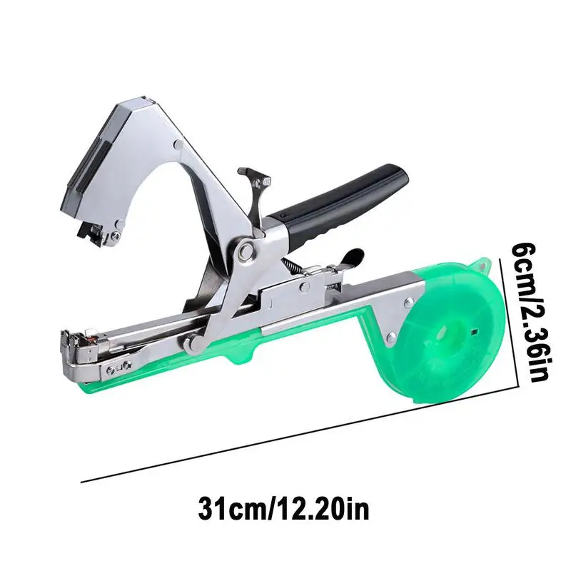 Legatrice per piante Macchina per legare piante di vite Legatrice per giardinaggio Tapetool Rilegatrice per piante con 15 rotoli di nastri S-taples e