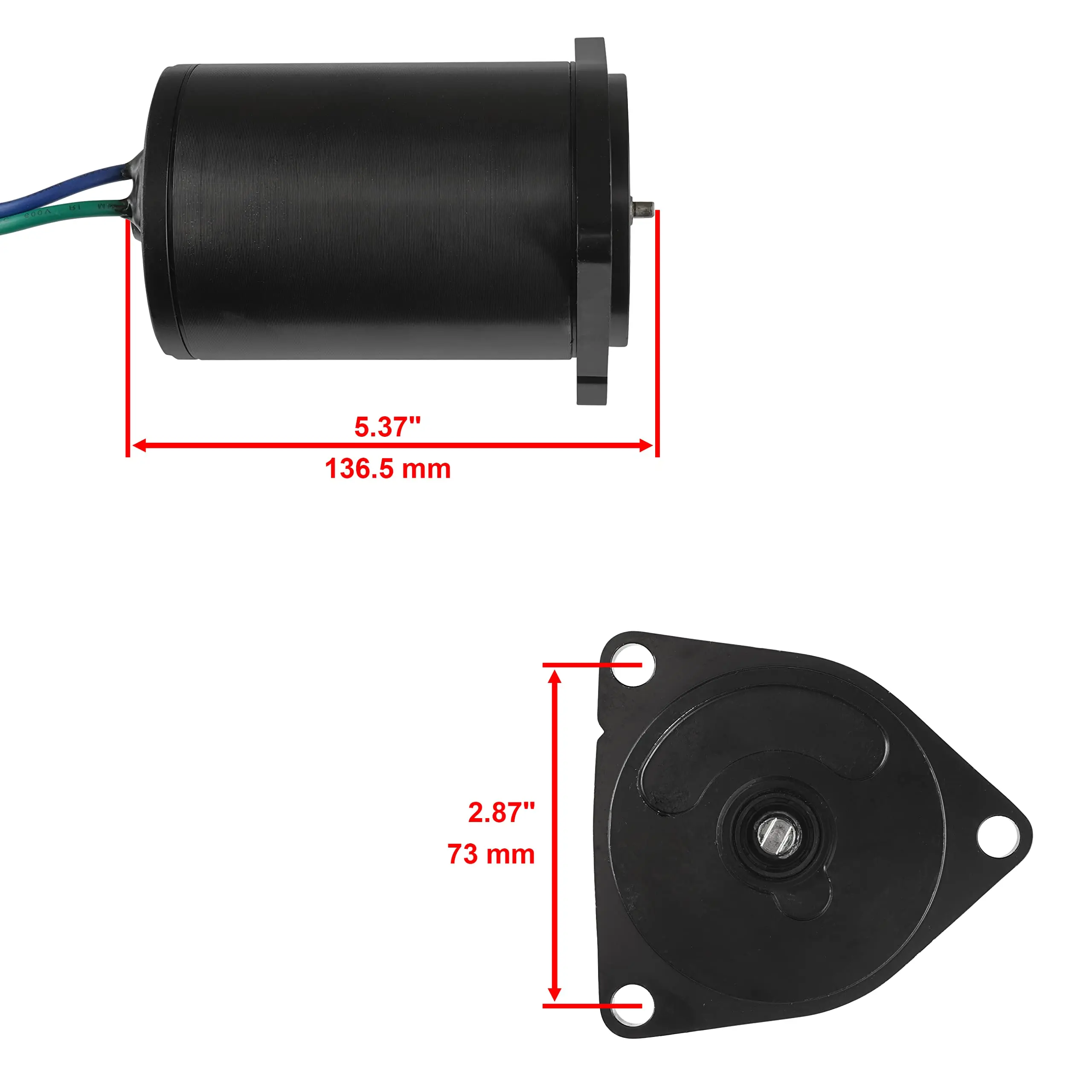 Tilt Motor Trim Motor Power Tilt Trim Motor aluminium Alloy pengganti untuk Yamaha F200 F225 F250 LF200 200-250 H.P.