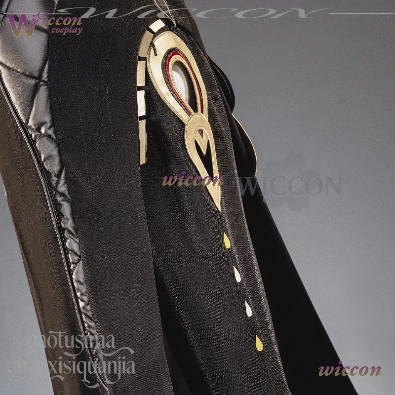 Isolde زي مثير طويل عسكري فاسق موحد لعبة Zenless منطقة صفر تأثيري فستان أخضر Y2K شعر مستعار طويل حفلة عيد الميلاد كوس #5