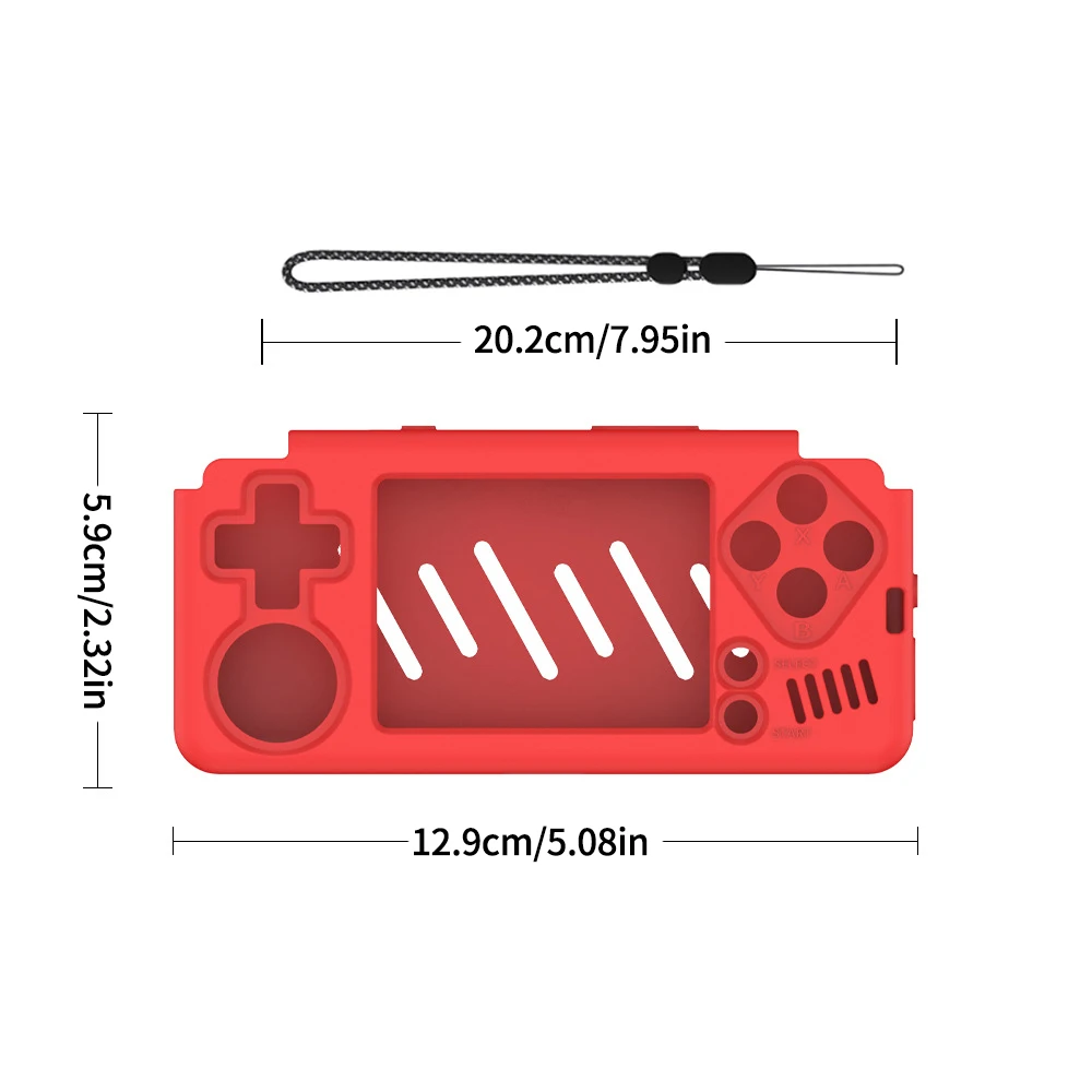 Capa protetora para miyoo a30, capa protetora à prova d'água, à prova de arranhões, console, capa de silicone, gamepad, manga de pele