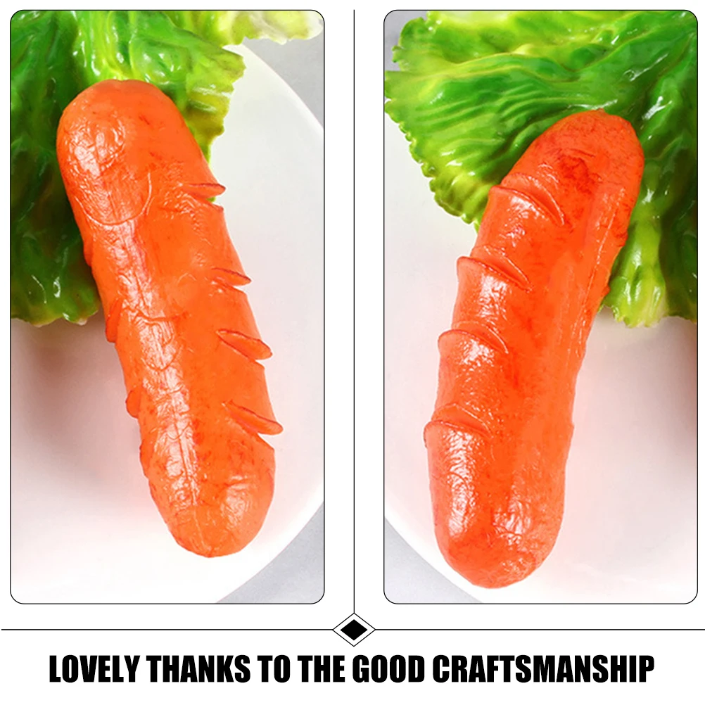 

4pcs Realistic Dog Models PVC Artificial Hot Dog Prop Roasted Sausage Decor Artificial Food Props for Kitchen Photo Studio