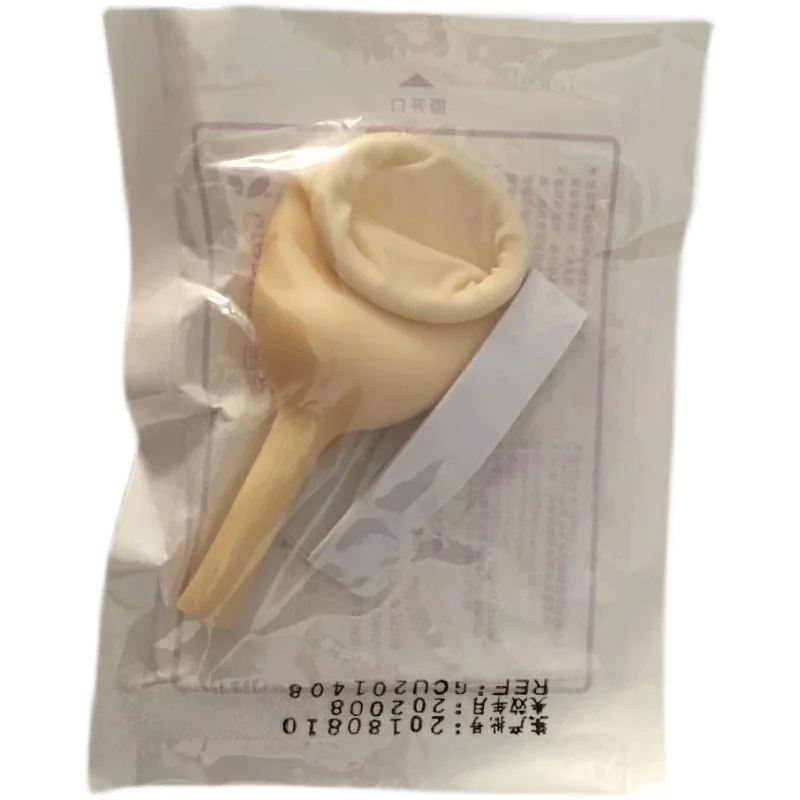 high quality 25mm/30mm/35mm male external catheter single use disposable condom shape urine collector Latex urinal bag