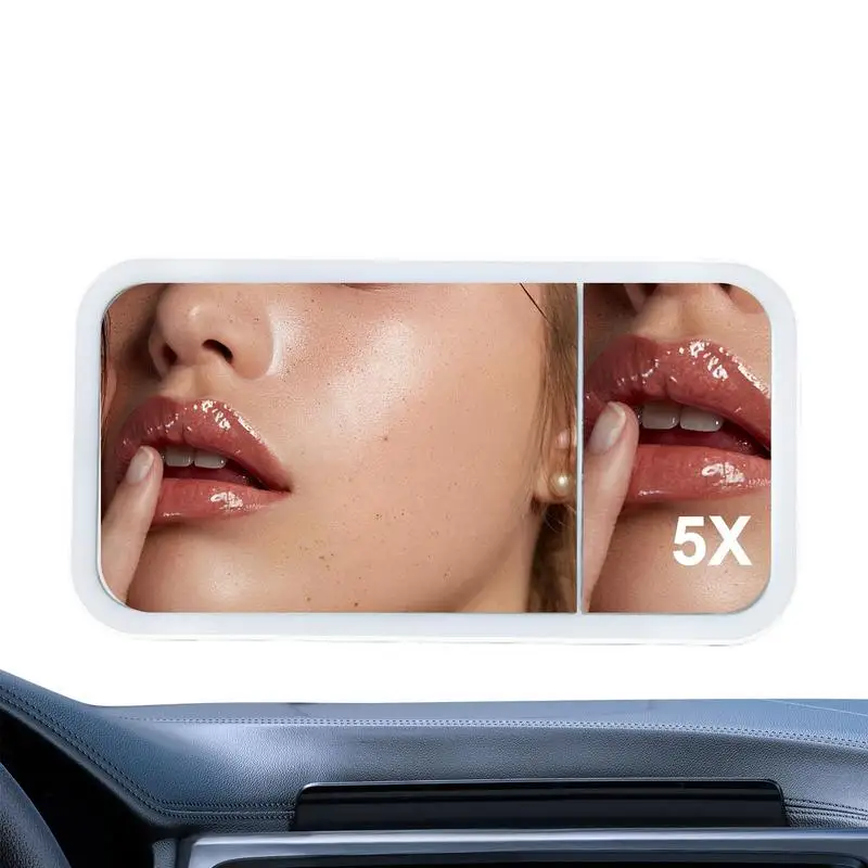 

Car Sun Visor Vanity Mirror Sun Visor Mirror Dimmable Touch Control 3 Light Modes Looking Glass For Girls Women Vehicle Interior