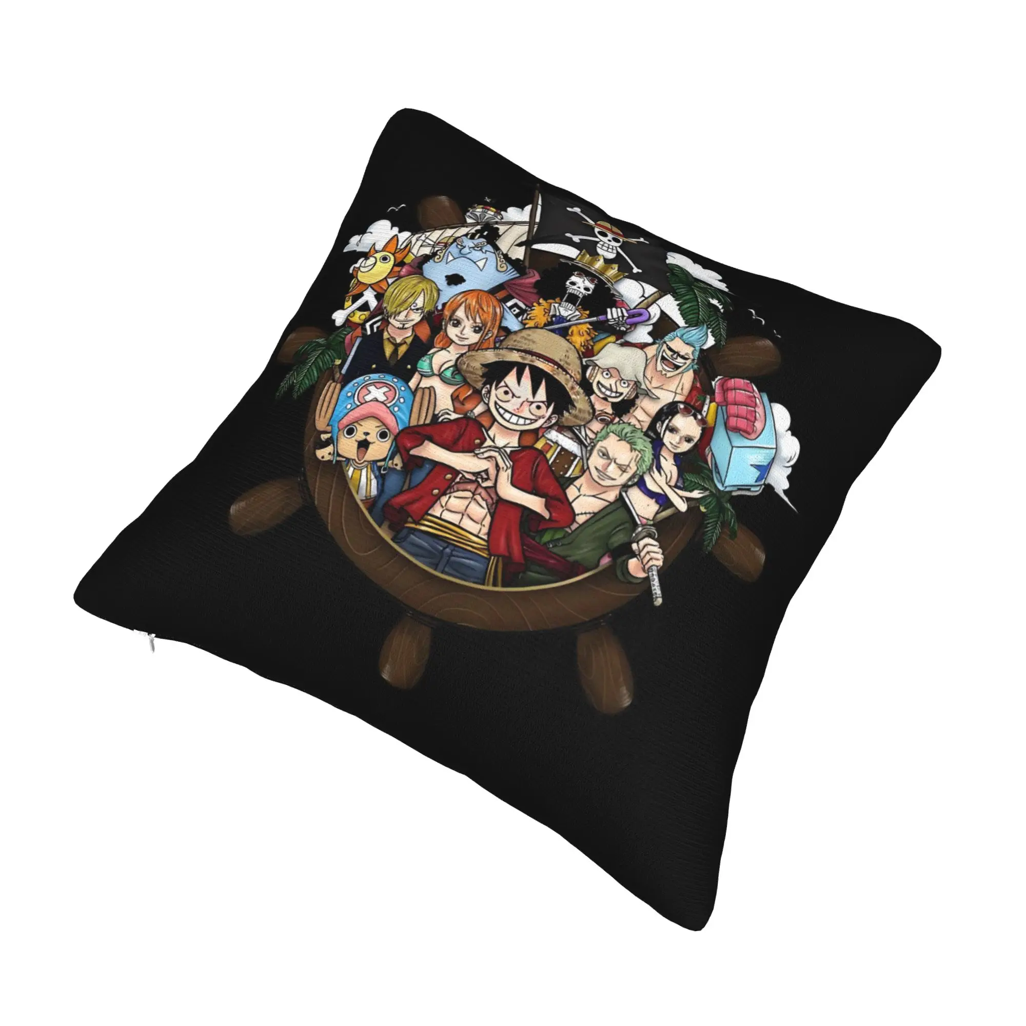 Nordic Anime One P-Pieces Sofa Cushion Cover Polyester  Throw Pillow Case Home Decor