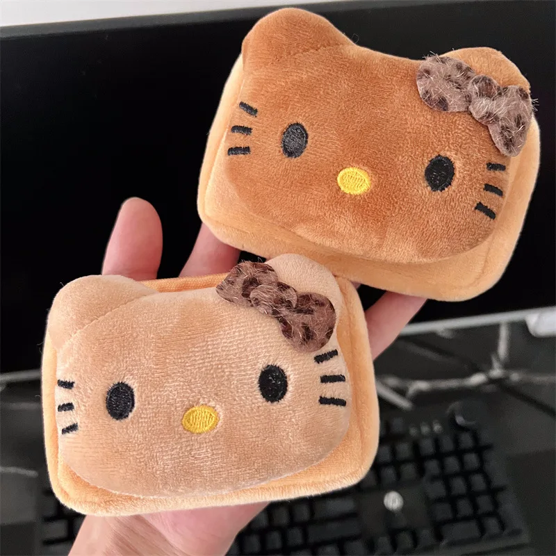 Sanrio hello kitty bolsa de moedas dos desenhos animados kitty gato portátil saco de armazenamento de viagem mini saco chave sacos de cartão fone de ouvido batom saco de armazenamento