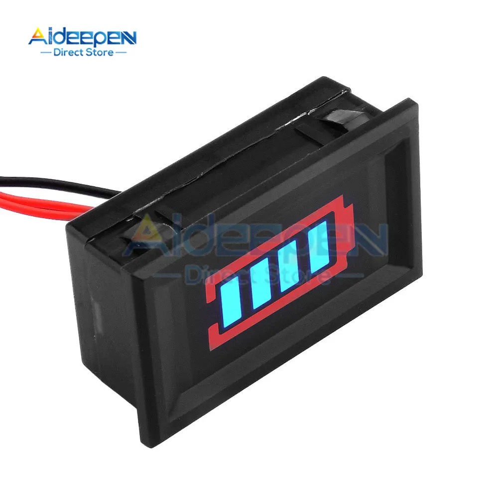 Probador de batería de plomo y ácido, 12V, 24V, 36V, 48V, 60V, 72V, 4S, 8S, 10S, 13S, 17S, 20S, batería de litio y hierro, LED, indicador de capacidad impermeable