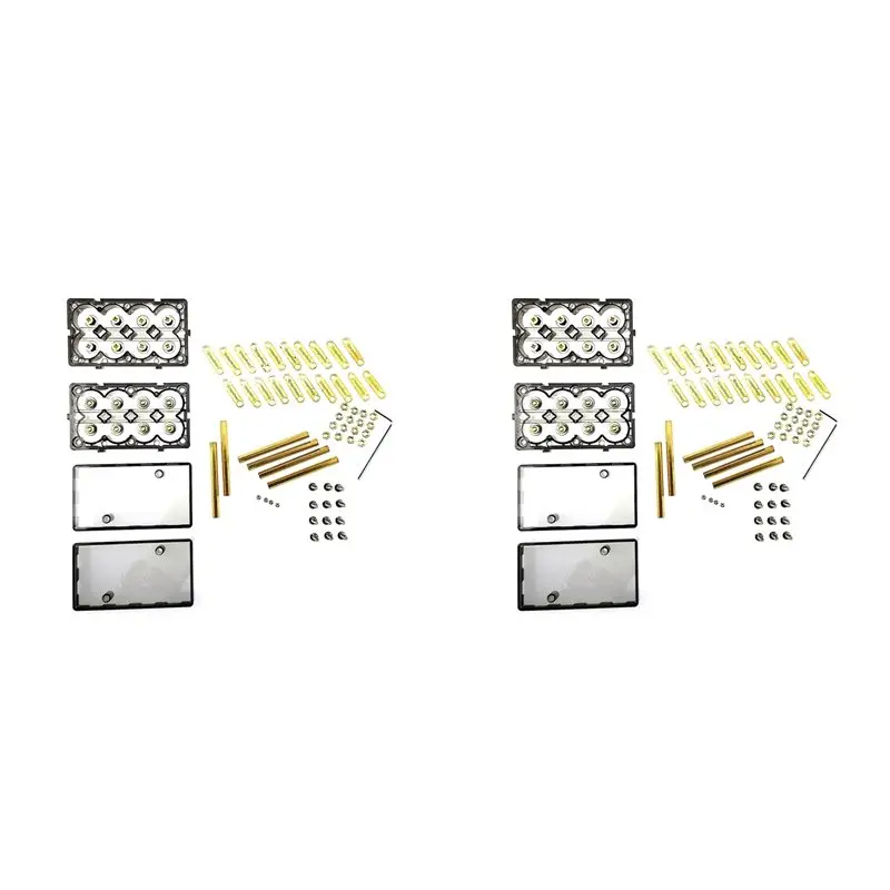 

A37T-2X DIY Tool Spliceable Battery Box Battery Holder For 12V 24V 48V Energy Storage Kit Support High Current 21700-8