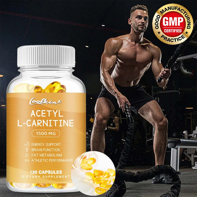 Acetyl L-Carnitine Capsules - Unisex Energy & Metabolic Support Dietary Supplement, Increase Body Performance, Promote Metabolic