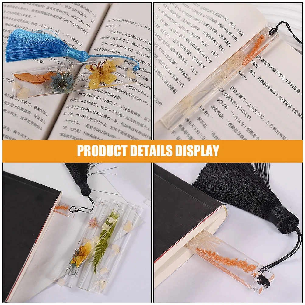 

3Pcs Silicone Bookmark Mold for Resin Casting DIY Craft Making Tool Simple Shaped Molds for Epoxy Resin Handicraft