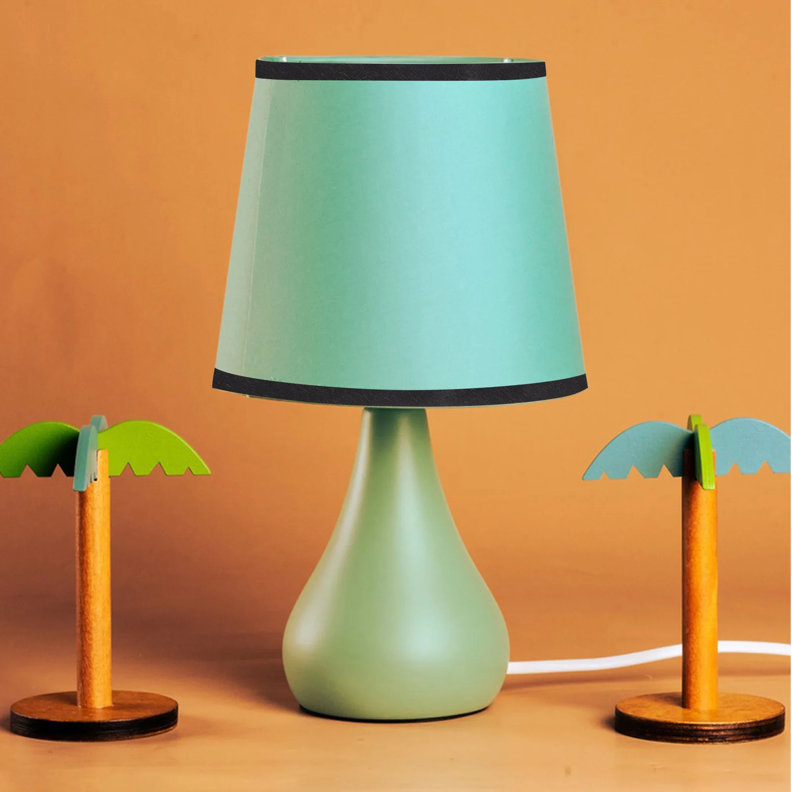 

1 Roll Lampshade Material Self Adhesive Cloth Strips Easy Install Lamp Shade Edging Tape Decorative Light Cover Banding for DIY