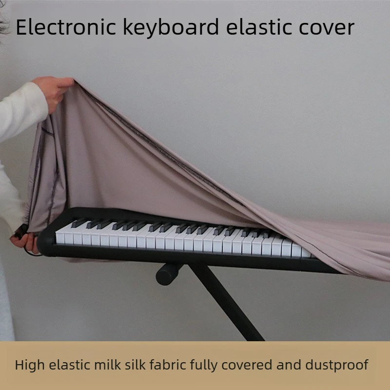 61/76/88 Key Piano Portable Keyboard Covers Universal Stretch Spandex Keyboard Cover Electronic Dustproof Keyboard Protector