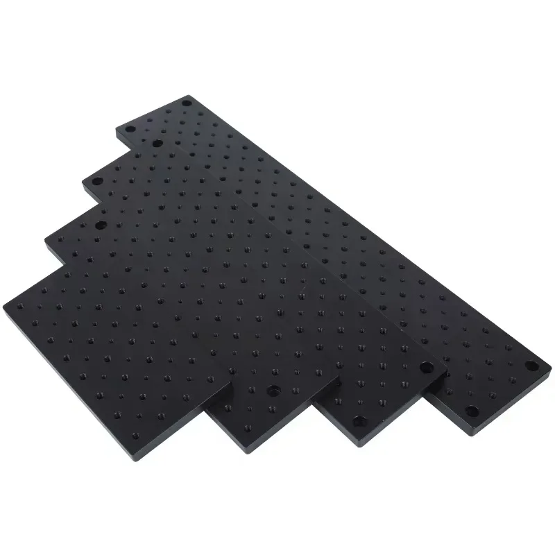 Optical Flat Plate M4M6 Threaded Breadboard Experimental Vibration Isolation Working Platform Honeycomb Breadboard 500X100X12mm