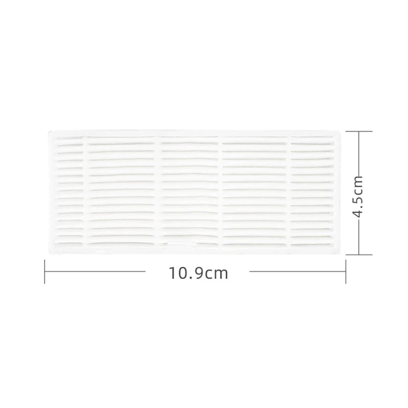 Основная щетка, боковая щетка, фильтр Hepa, тряпка для швабры, пластиковые запасные части для робота-пылесоса AIRROBO T10 +