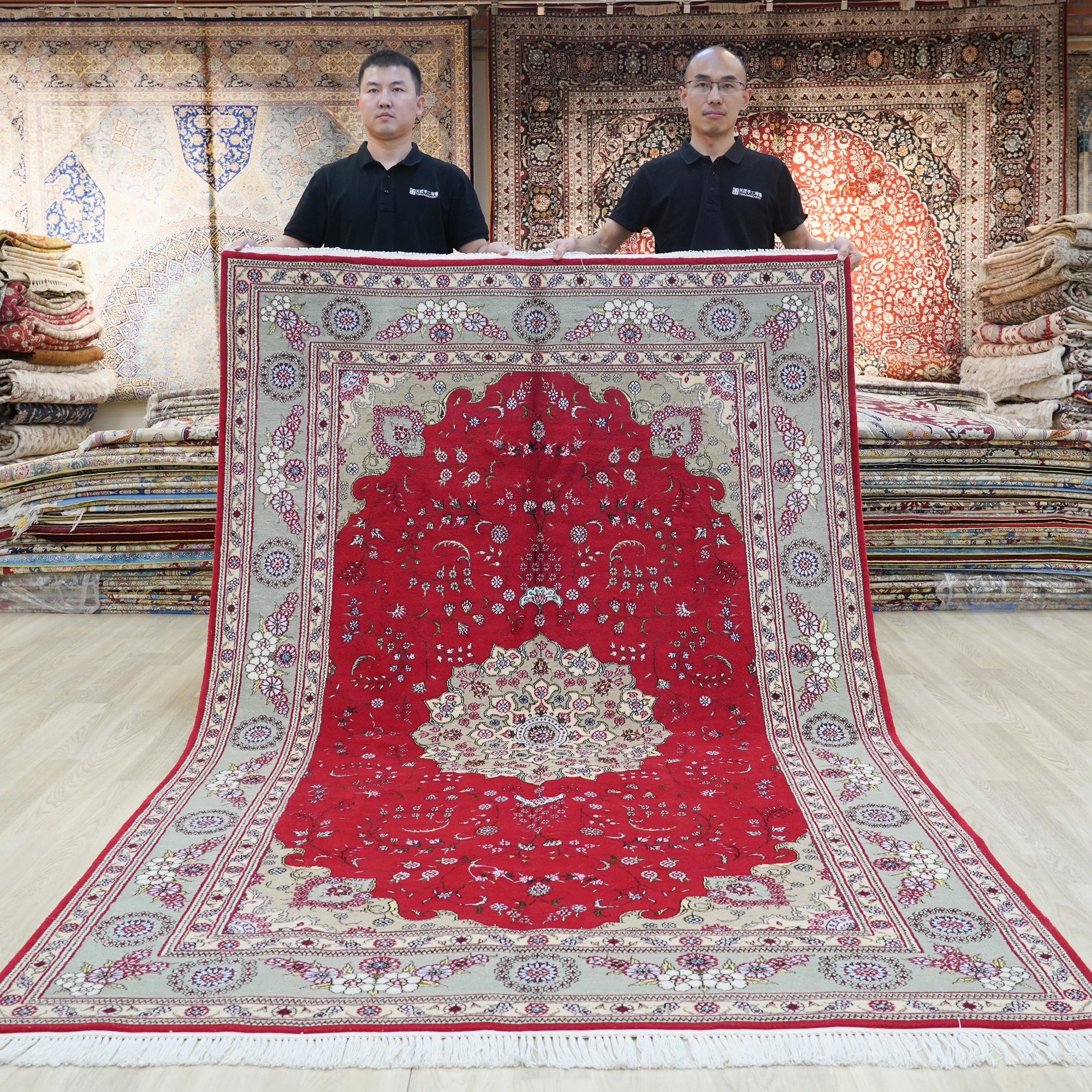 

152x244cm Persian Wool Rug Handmade Premium Carpet Oriental Aesthetic Home and Decoration Carpets Girly Bedroom Living Room