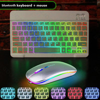 Backlit Keyboard Mouse for IPad Air 5 Air 4 10.9 10th 2022 Air 3 2 1 9.7 2018 5th 6th Mini 6 10.2 9th 8th 7 Pro 12.9 11 10inch