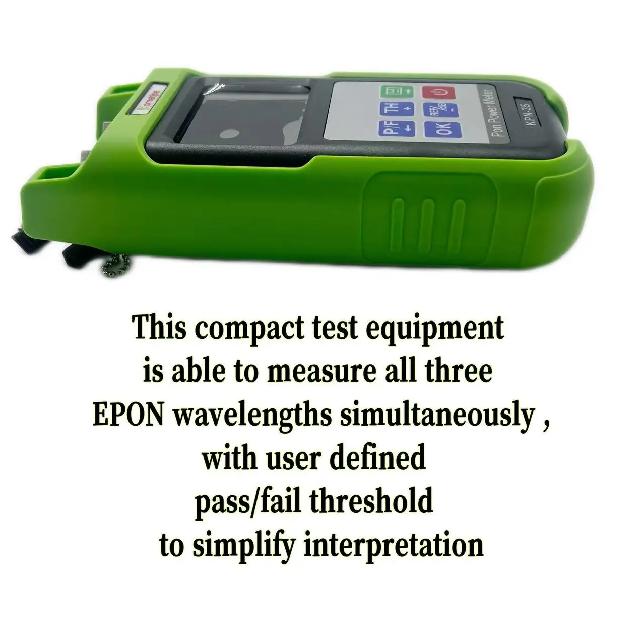 BEST SELL KOMSHINE-PON optical power meter for network testing, 0.1 dB resolution, 1490nm, 1550nm, 1310nm, KPN-35 high quality