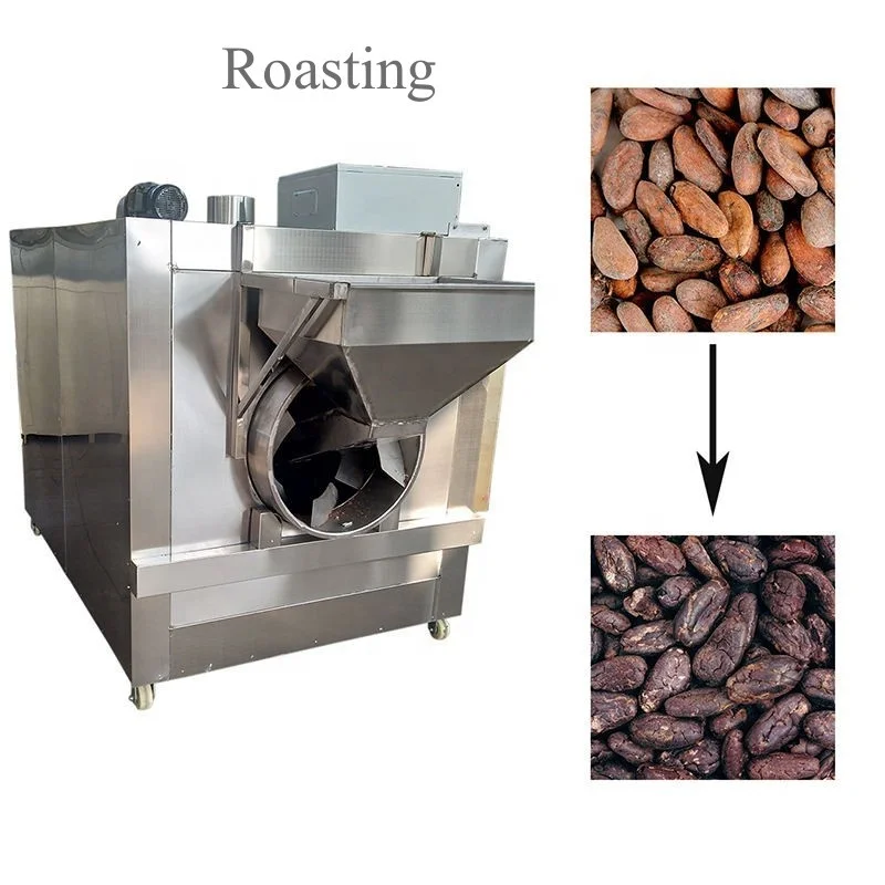 Automatic Cocoa Powder Production Line Cocoa Bean Processing Machine