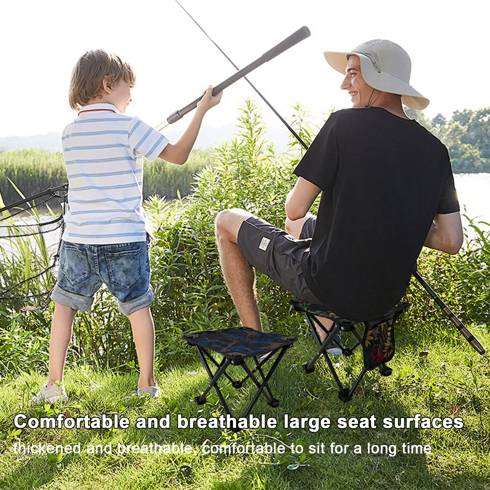 

Уличный складной стул, уличные стулья, складные аксессуары для кемпинга, сверхмощная легкая опора с сумкой для хранения, портативный для