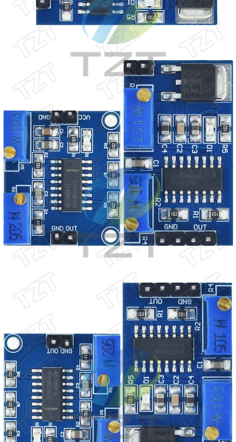 TZT 1/3PCS TL494 SG3525 PWM-Controller-Modul Einstellbare 5V-Frequenz 500-100kHz 250mA – Detail 6