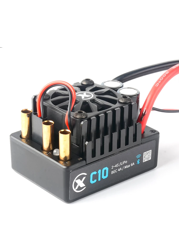 XC-ESC C10 120A Sensorless Borstelloze ESC 2 ~ 4S Lipo Batterij Voor 1/10 RC Model Auto TRUCK Buggy Crawler accessoires - afbeelding 2