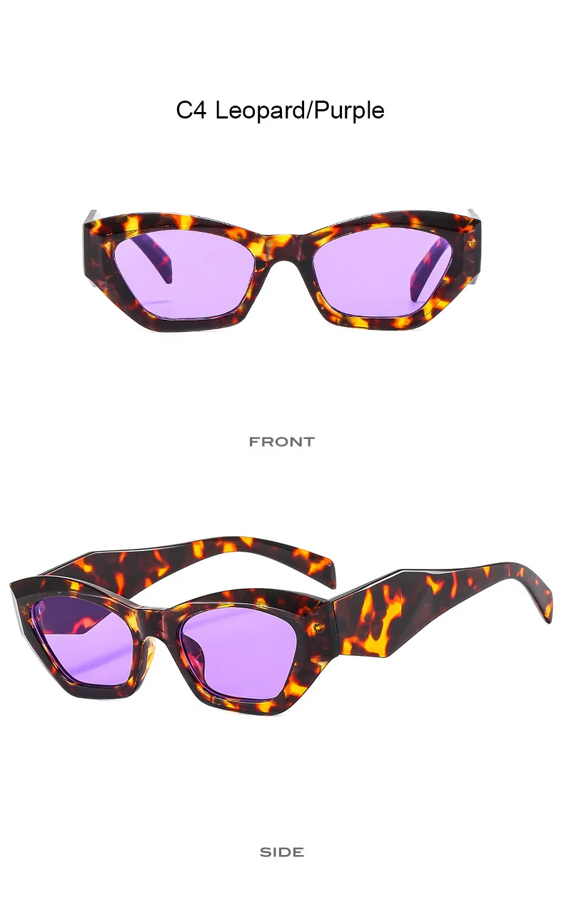 Kleine Punk Quadrat Sonnenbrille Neue Frauen Männer Trends Bunte Sonnenbrille Weibliche Marke Designer UV400 Shades Persönlichkeit Brillen – Detail 8