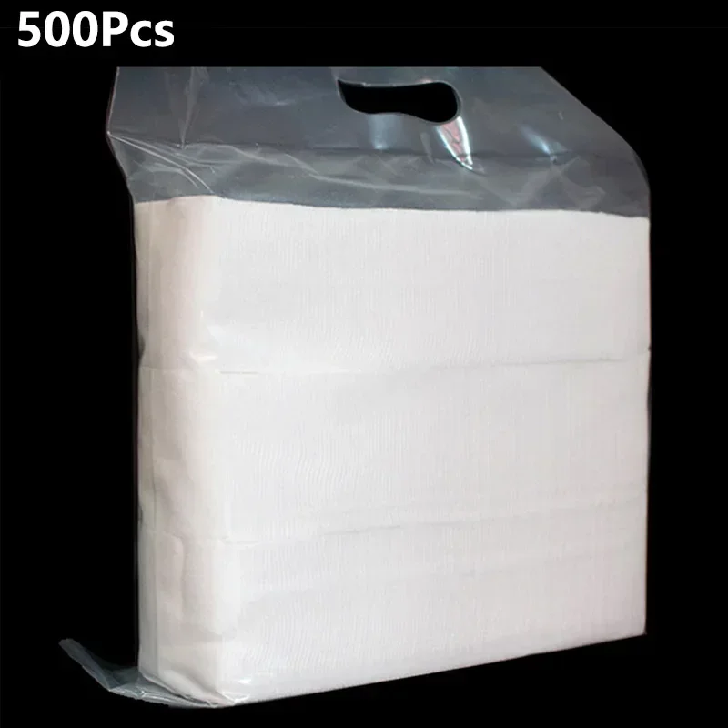 

500 шт. одноразовые утолщенные ватные диски, гибкие салфетки для снятия макияжа с кремом для лица, инструменты для чистки кожи, дорожные принадлежности