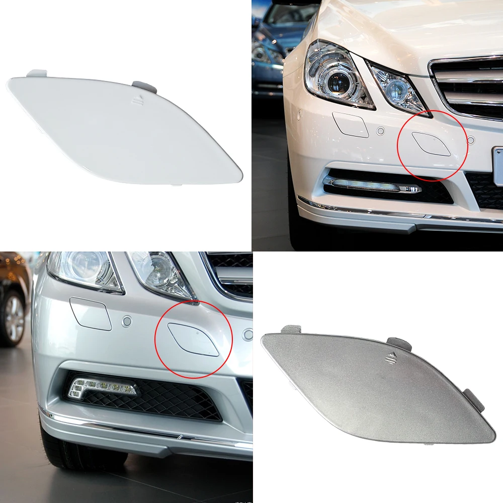 For Mercedes W207 Car Front Bumper Tow Hook Cover Cap Black For Benz E Class Coupe E260 E300 E320 E350 E400 2078850123