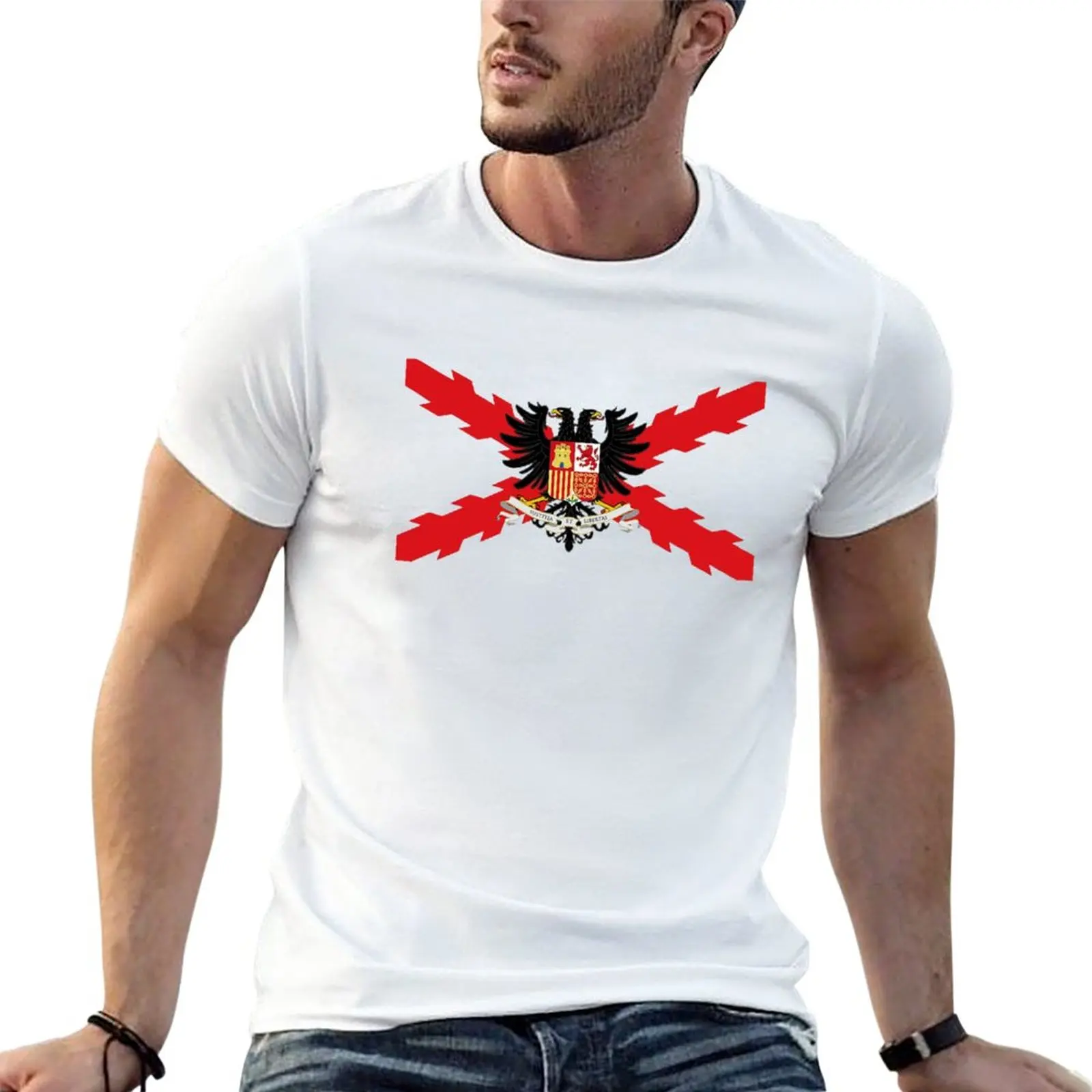 Spain imperial shield T-Shirt cute clothes man clothes Men's clothing