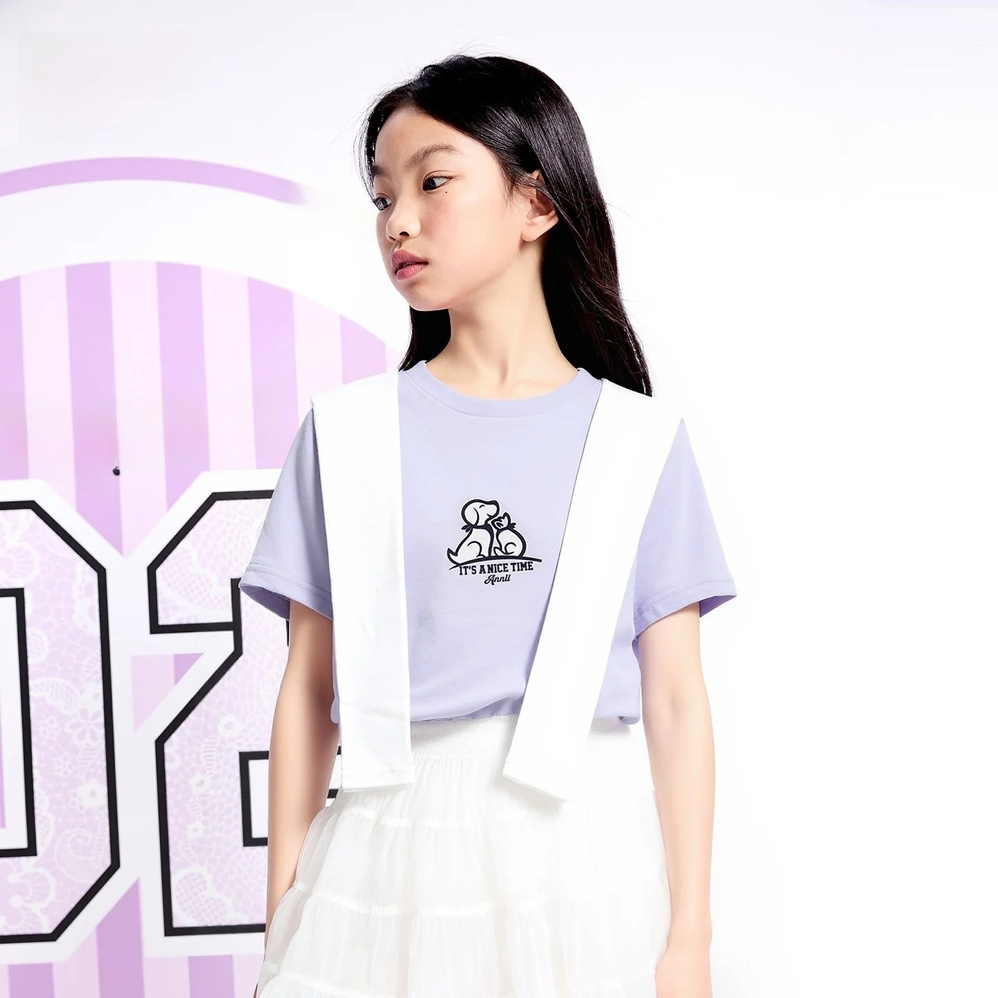 t-shirt-girocollo-a-maniche-corte-in-puro-cotone-per-bambine-morbida-e-confortevole-stile-casual-abbigliamento-estivo-alla-moda-per-bambini-annil