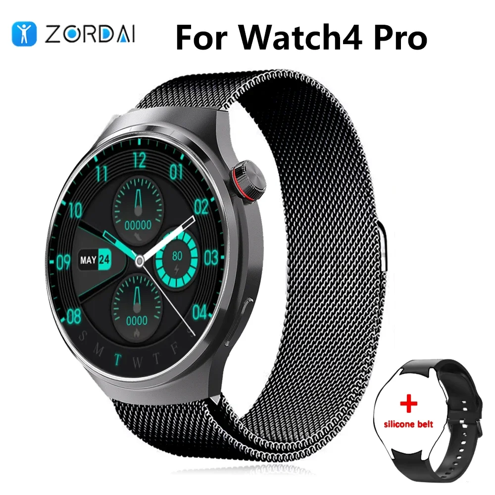 

Zordai Smart Watch Men ZD4 Pro For HUAWEI GT4 Pro NFC 485*485 HD Screen Heart Rate Smartwatch IP68 Waterproof Bluetooth Call