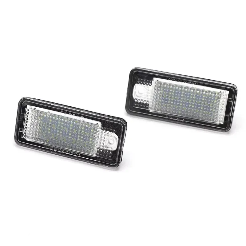 

For A3 A4 A6 A8 S3 8P S4 B6 B7 C6 S6 S8 Q7 RS4 RS6 QD Hot LED Plus Avant Auto Lamp Light 2PCS Rear License Plate Lights