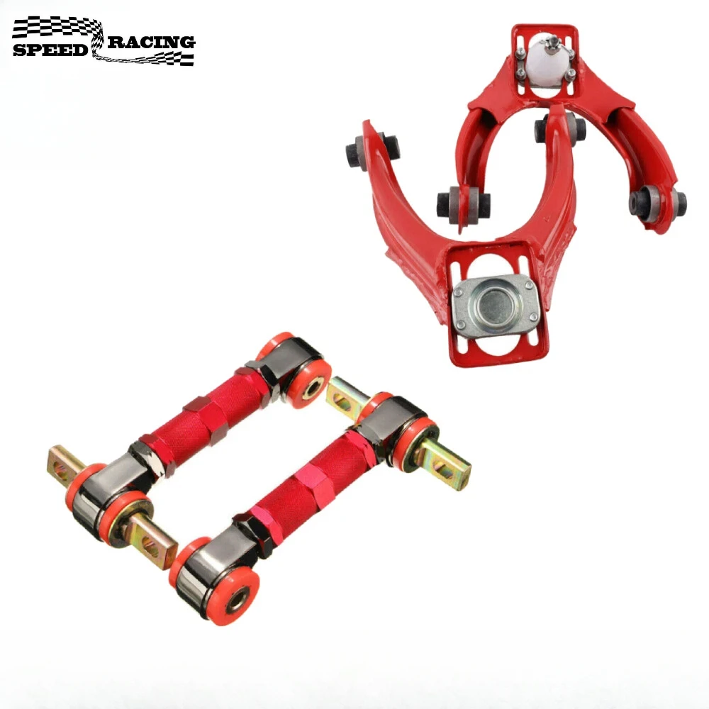 

Front Upper Control Arms+Rear Camber Adjustable Kit for 1996-2000 Honda Civic EK RD