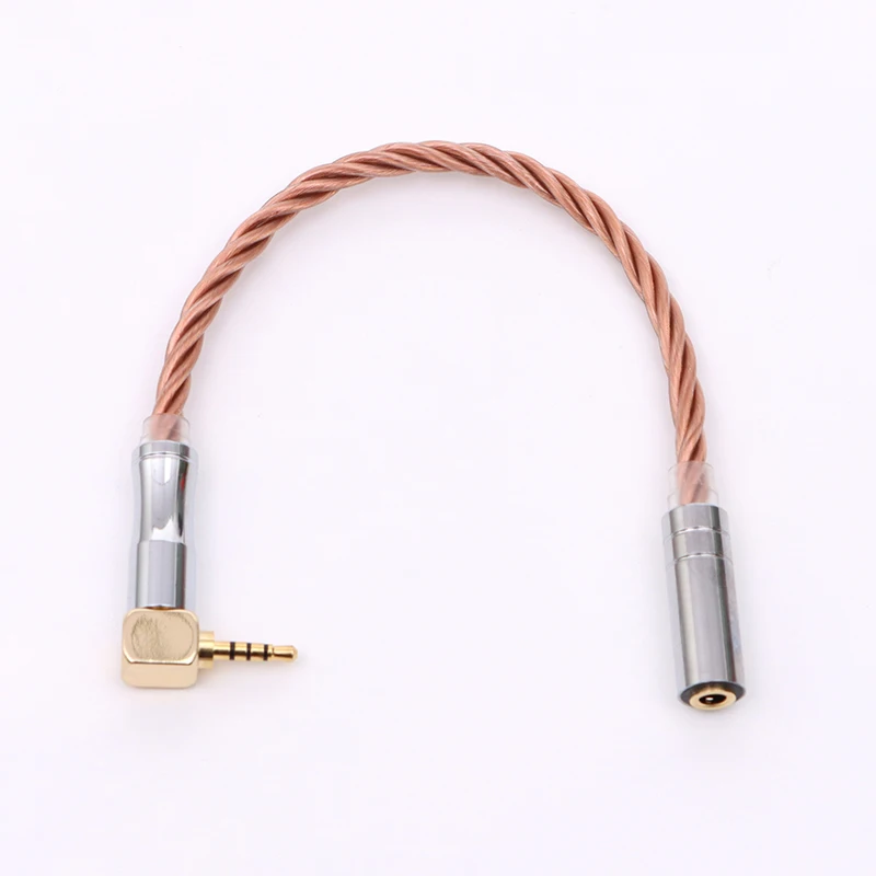 ivipQ-230 5N OCC L Type 2.5mm 3.5mm 4.4mm 6.35mm 4PIN XLR Plug To 2.5mm/3.5mm/4.4mm Female Conversion Cable