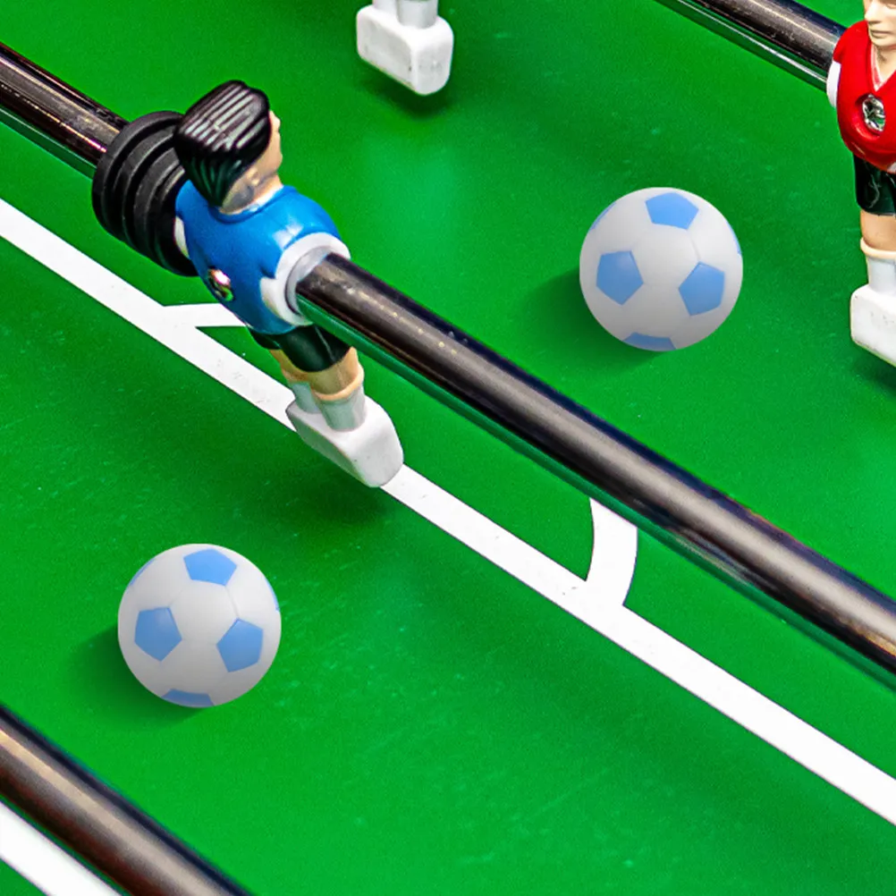 

6Pcs Foosball Balls Plastic Replacement Mini Table Football Balls Smooth Size for Desktop Foosball Games