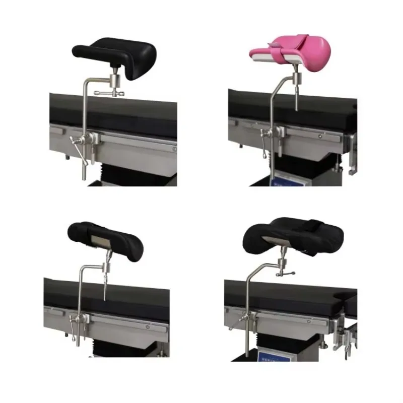 2026 Pink Color Gynecology Table Leg Holder and Twin Leg-holder ,side Waist Handles Used on Delivery Bed