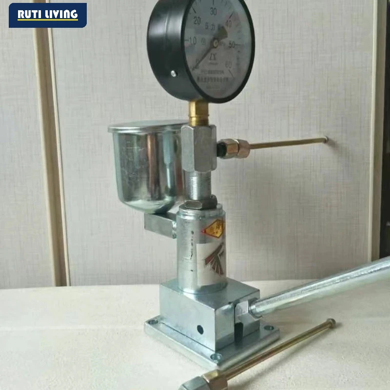RUTI Car Tractor Diesel Injector Nozzle Tester Experiment Atomization Bench Tester Injector Hand Pressure Calibrator