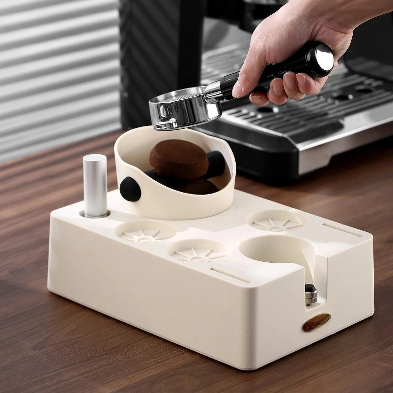 Bucket Set Storage Device  Multi-Function Powder Base Black Beige Set Powder Cloth Press Powder Slag