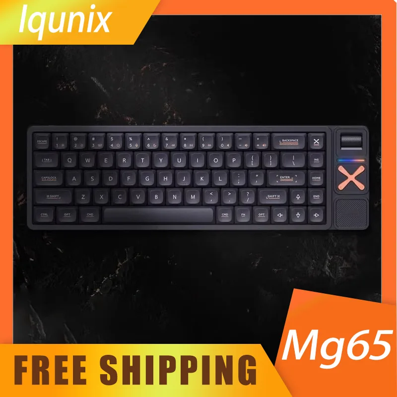 

Iqunix Mg65 Keyboard Wireless 2.4g Three-Mode Dwarf Axis Mechanical Keyboard 68key Custom Aluminum Keyboard For Office Gifts