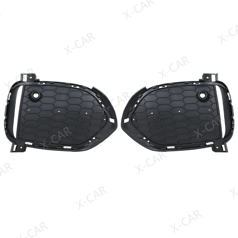 Front Bumper Open Grille Fog Lamp Cover Frame For BMW X5 F15 2012 2013 2014 2015 M Sport 51118064633 51118064634