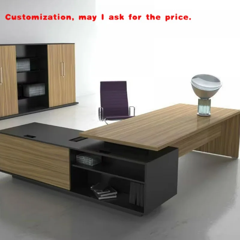 

custom.Modern Wooden Simple Fashion Furniture L-Shape MDF Office Desk