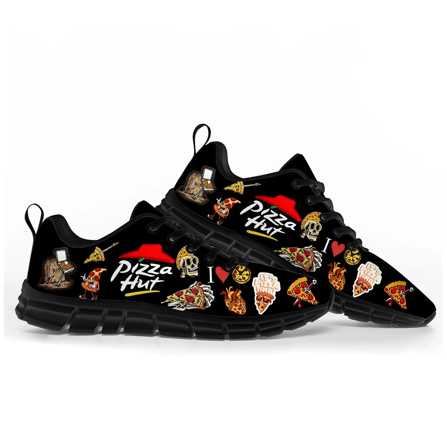 

Pizza Pattern Hut Sports Shoes Mens Womens Teenager Kids Children Custom Sneakers Casual Tailor-Made Shoe High Quality Couple