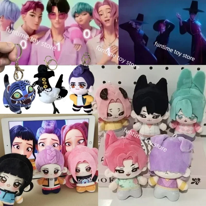 

NEW Anime KPop Saja Boys plush pendant Cute 10cm kpop Demons Hunters Jinu Abby Romance stuffed backpack pendant for fans Gifts