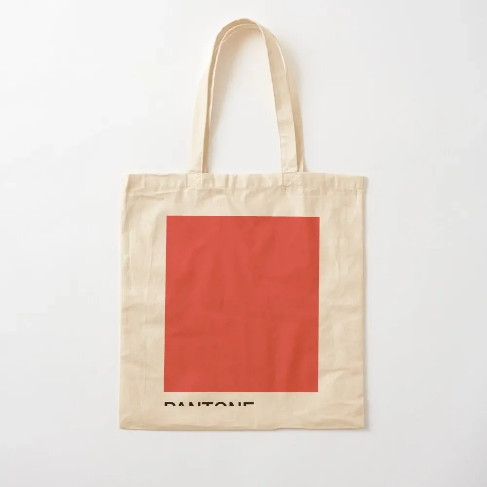 

Grenadine Red Pantone Shade Tote Bag shoping bag shopping bags foldable Canvas bag canvas tote