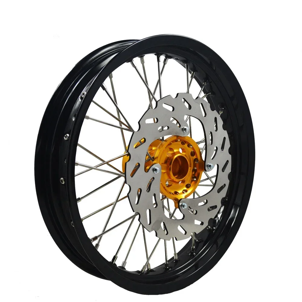 

High-Quality Motorcycle Accessories 3.5x17 Front 4.5x17 Rear Supermoto Wheels Rims Set