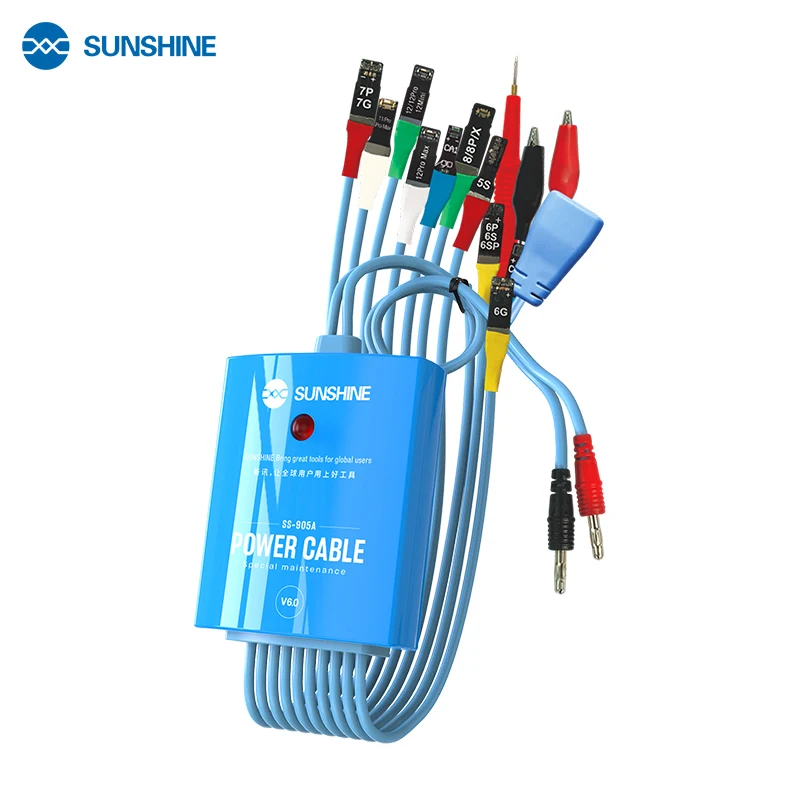 SUNSHINE SS-905A V7.0 Mobile Phone Battery Recovery Wires Power Supply Activation Method Charging Activation For Android And Ios